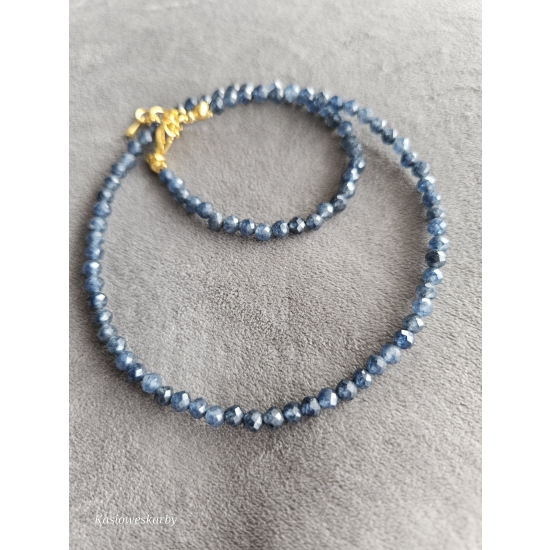 Naszyjnik z kamieni kyanit